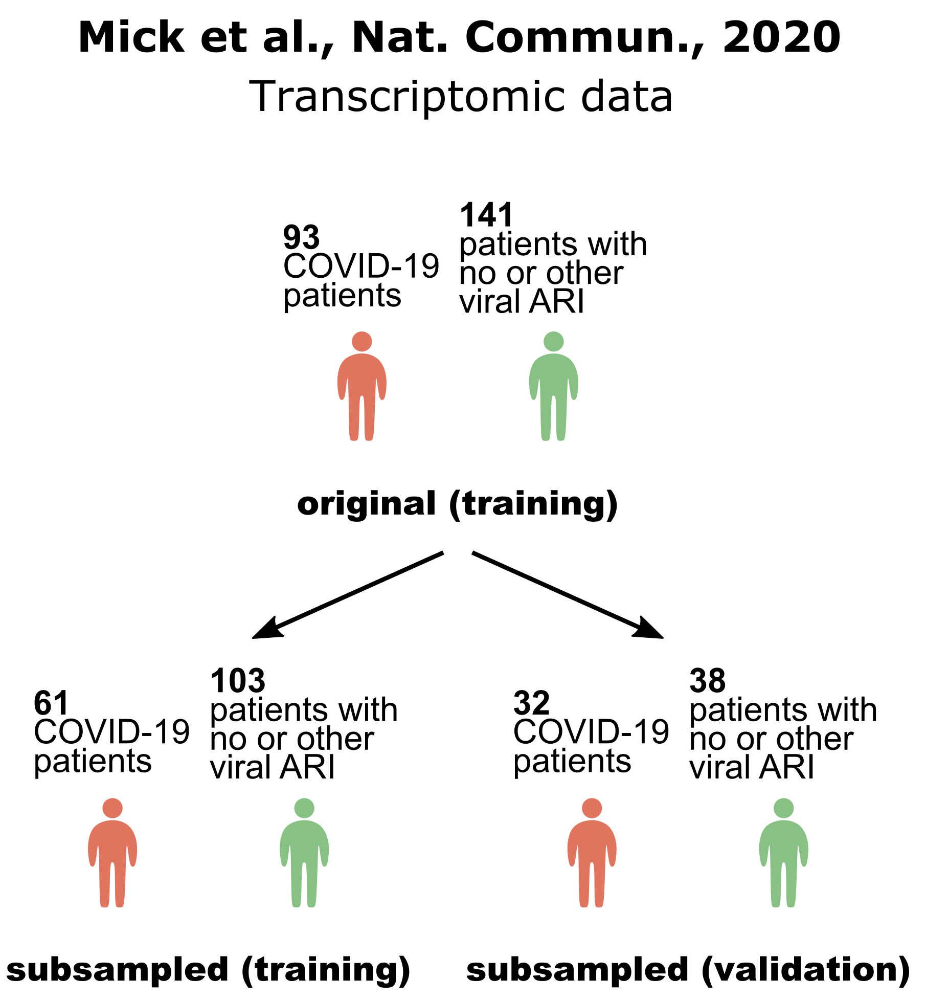 Graphical summary of a COVID-19 dataset